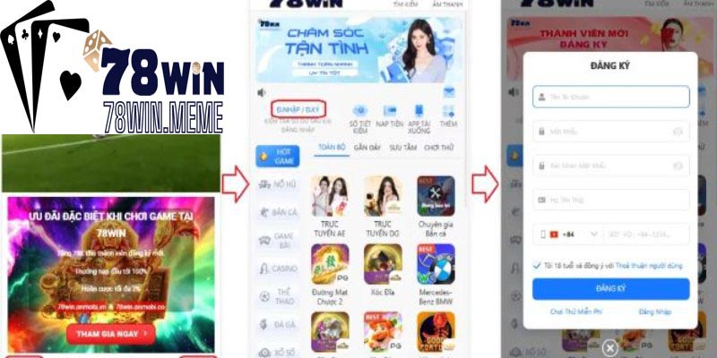 Hội viên cần đảm bảo thông tin đăng ký 78win chính xác 